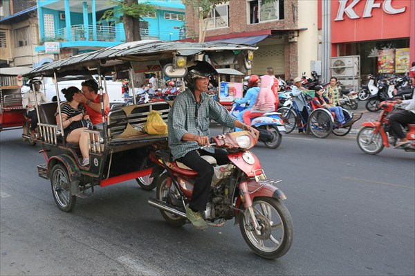 Улицы Пномпеня, Камбоджа